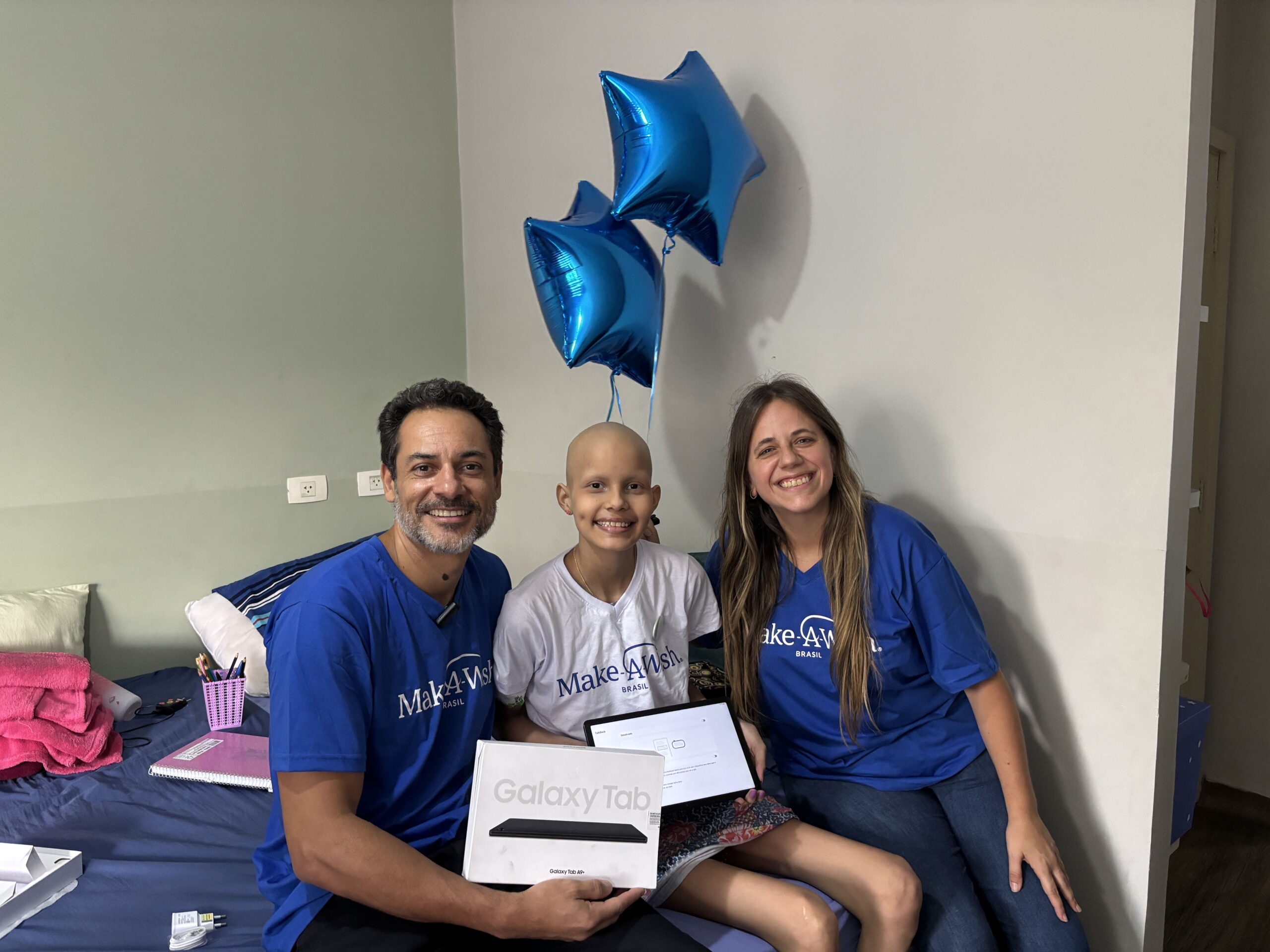 Make-A-Wish Brasil realiza o sonho de Antonella, hóspede da Casa Ronald McDonald ABC